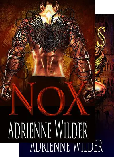 Two overlapping book covers from Adrienne Wilder's Wolves Incarnate series