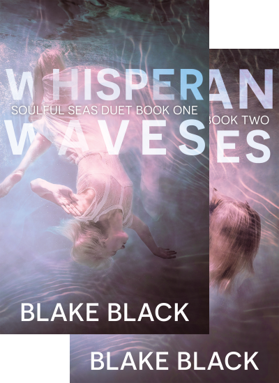 Two overlapping book covers from Blake Black's Soulful Seas Duet series