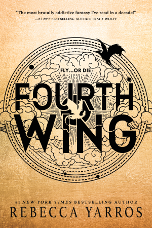 Book cover of Fourth Wing by Rebeca Yarros
