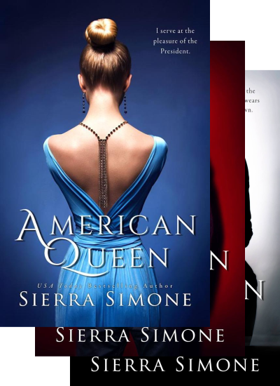Three book covers of the New Camelot series by Sierra Simone