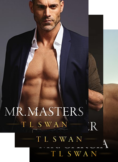Three overlapping book covers from T.L. Swan's Mr. Series series